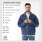 EXHAUST LONG SLEEVE DENIM JACKET [OVERSIZE] 1907