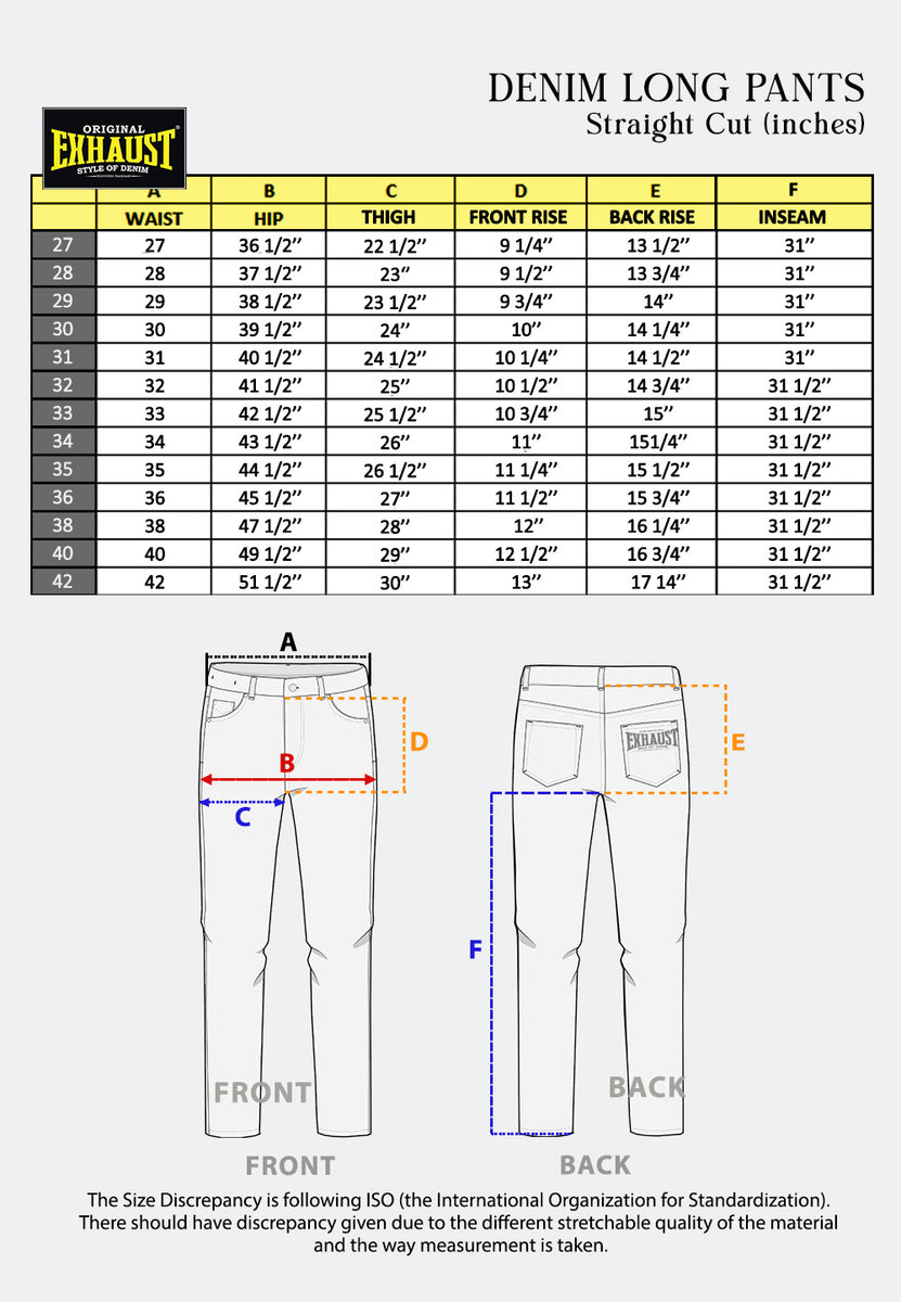 EXHAUST JEANS LONG PANTS [306 STRAIGHT CUT] 1577– Exhaust Garment