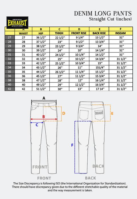 EXHAUST CLASSIC JEANS LONG PANTS [306 STARIGHT CUT] 1633