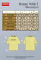IDEXER MENS ROUND NECK T-SHIRT [OVERSIZE] ID0435