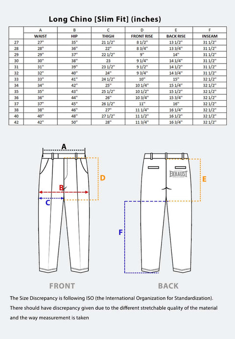 EXHAUST COTTON LONG PANTS 1067 - Exhaust Garment