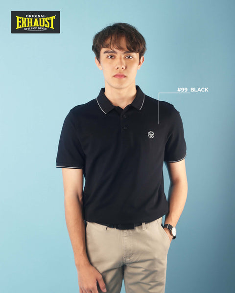 EXHAUST Mens Polo T-shirt [Slim Fit] 1472