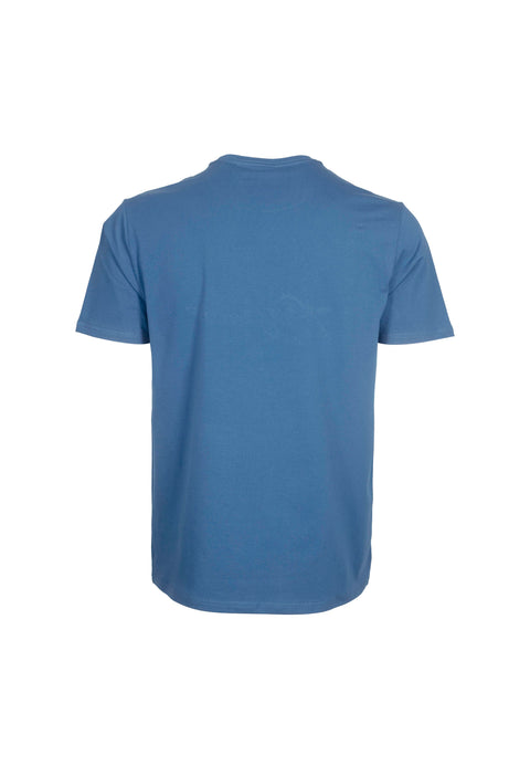 EXHAUST SHORT SLEEVE ROUND NECK T-SHIRT [FREE CUT] 1513