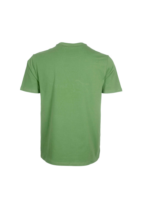EXHAUST SHORT SLEEVE ROUND NECK T-SHIRT [FREE CUT] 1513