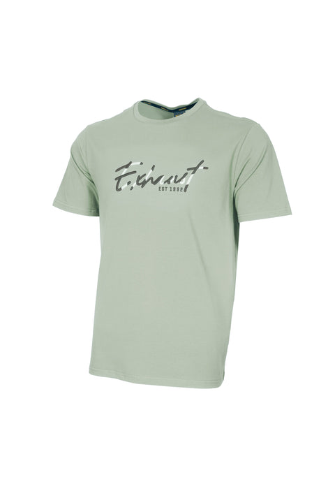 EXHAUST SHORT SLEEVE ROUND NECK T-SHIRT [FREE CUT] 1517