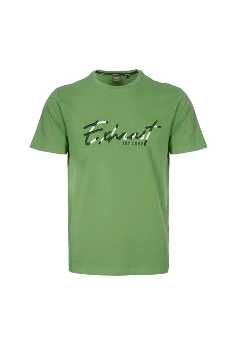 EXHAUST SHORT SLEEVE ROUND NECK T-SHIRT [FREE CUT] 1517