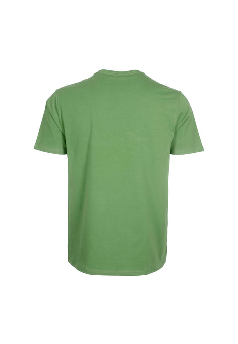 EXHAUST SHORT SLEEVE ROUND NECK T-SHIRT [FREE CUT] 1517