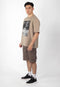 EXHAUST GRAPHIC ROUND NECK T SHIRT [OVERSIZE] 1931
