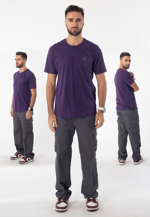 EXHAUST ROUND NECK T-SHIRT [FREE CUT] 1318 1962