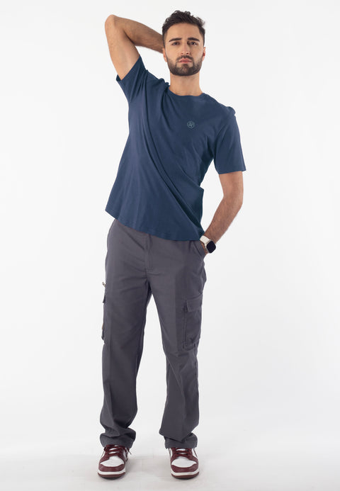 EXHAUST ROUND NECK T-SHIRT [FREE CUT] 1318 1962