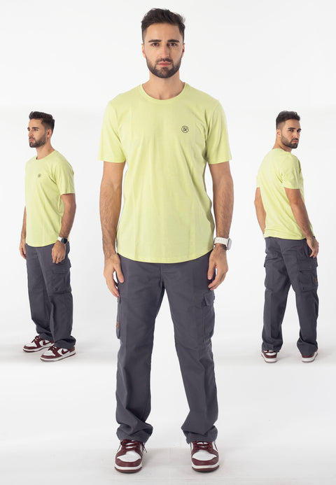 EXHAUST ROUND NECK T-SHIRT [FREE CUT] 1318 1962