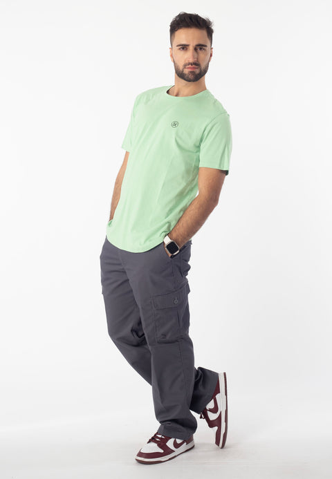 EXHAUST ROUND NECK T-SHIRT [FREE CUT] 1318 1962