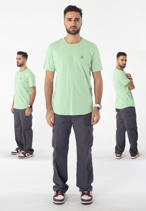 EXHAUST ROUND NECK T-SHIRT [FREE CUT] 1318 1962