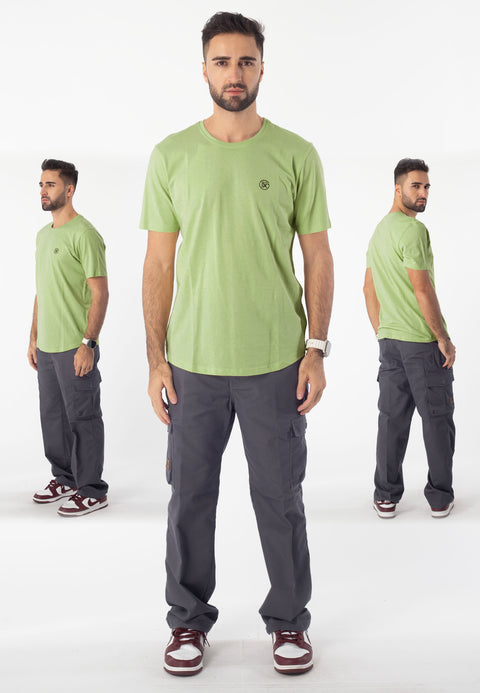 EXHAUST ROUND NECK T-SHIRT [FREE CUT] 1318 1962