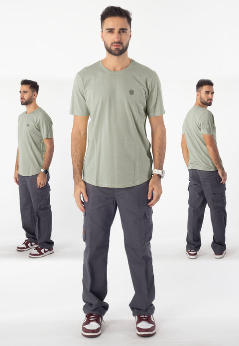 EXHAUST ROUND NECK T-SHIRT [FREE CUT] 1318 1962