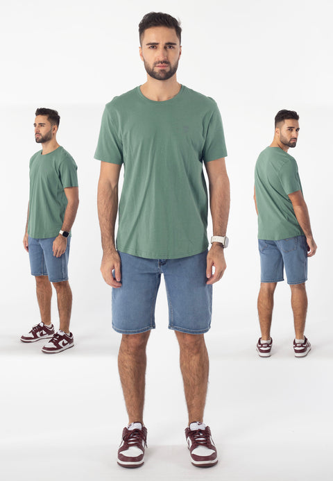 EXHAUST ROUND NECK T-SHIRT [FREE CUT] 1318 1962