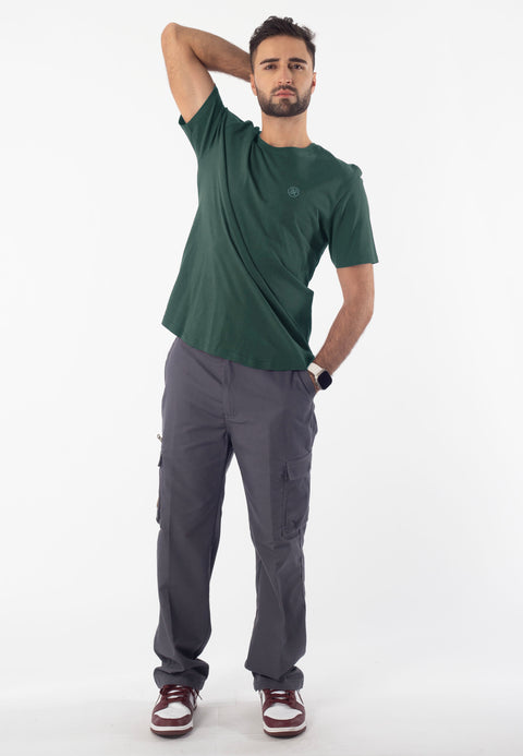 EXHAUST ROUND NECK T-SHIRT [FREE CUT] 1318 1962