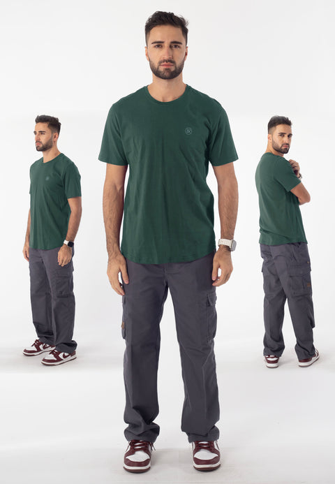 EXHAUST ROUND NECK T-SHIRT [FREE CUT] 1318 1962