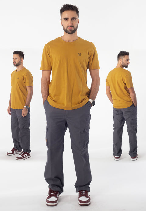 EXHAUST ROUND NECK T-SHIRT [FREE CUT] 1318 1962