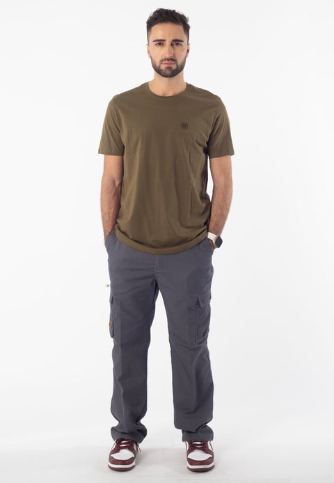 EXHAUST ROUND NECK T-SHIRT [FREE CUT] 1318 1962
