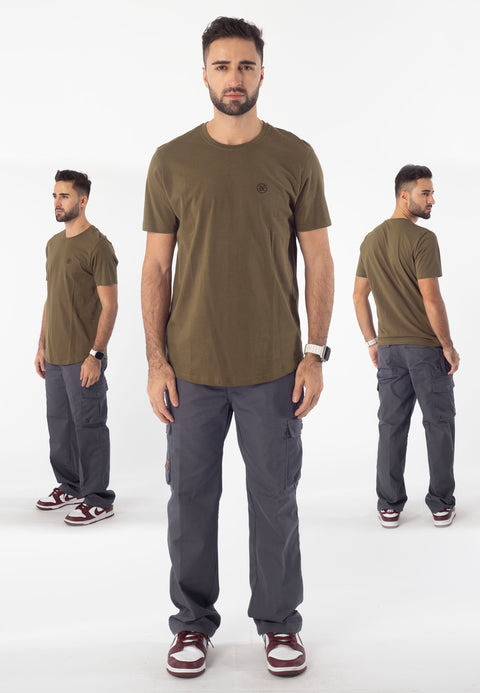 EXHAUST ROUND NECK T-SHIRT [FREE CUT] 1318 1962