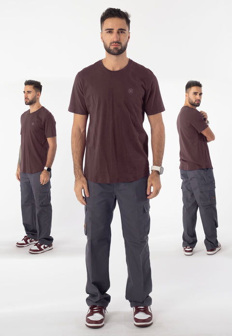 EXHAUST ROUND NECK T-SHIRT [FREE CUT] 1318 1962