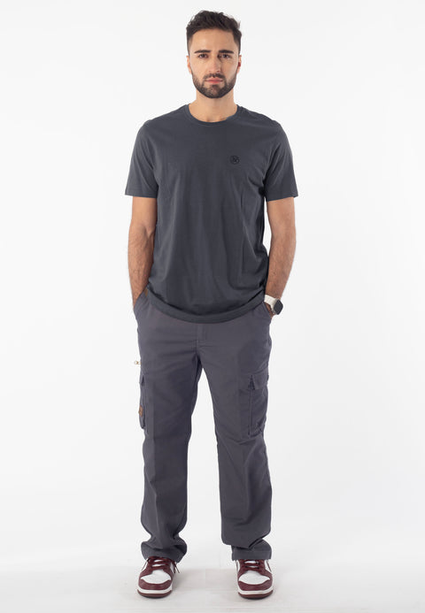 EXHAUST ROUND NECK T-SHIRT [FREE CUT] 1318 1962