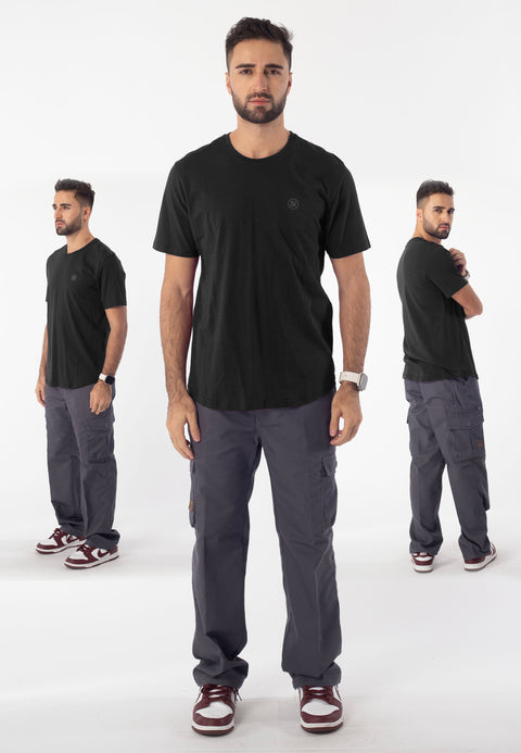 EXHAUST ROUND NECK T-SHIRT [FREE CUT] 1318 1962