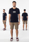 EXHAUST ROUND NECK GRAPHIC TEE [FREE CUT] 1975