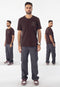 EXHAUST ROUND NECK GRAPHIC TEE [FREE CUT] 1977