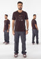 EXHAUST ROUND NECK T SHIRT [FREE CUT]  1980