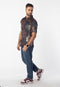 EXHAUST SHORT SLEEVE SHIRT [SLIM FIT] 1823