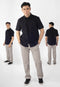 EXHAUST SHORT SLEEVE SHIRT [SEMI FIT] 1844