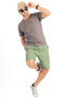 EXHAUST JOGGER SHORT PANTS 1765