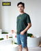 EXHAUST SHORT SLEEVE ROUND NECK T-SHIRT [FREE CUT] 1510