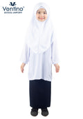 Baju Kurung Putih Sekolah Rendah/Menengah Kain Licin/Keras (BAJU SAHAJA)
