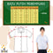 Baju Putih Lengan Pendek (Pinafore) Sekolah Rendah/Menengah Kain Licin/Keras (BAJU SAHAJA)