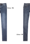 EXHAUST Stretchable Towel Denim Jeans Long Pants [303 Slim Fit] 1277