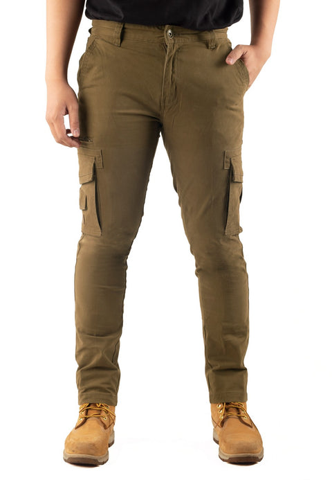 EXHAUST Stretchable Men's Cargo Long pants [Slim Fit] 1226