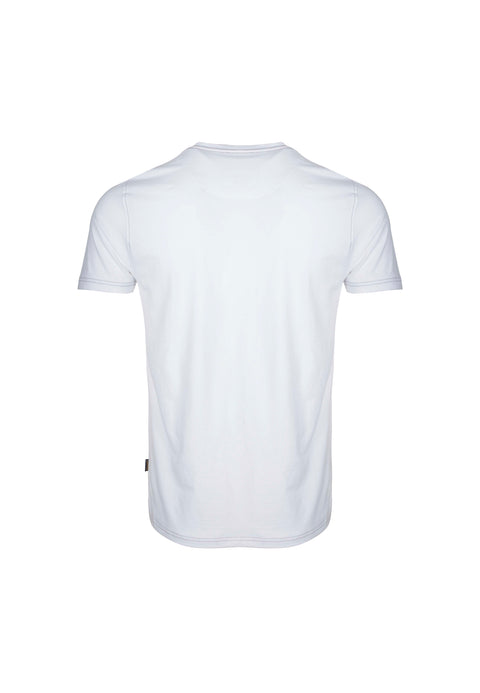 EXHAUST Round Neck T-Shirt [Slim Fit] 1293