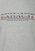 EXHAUST Round Neck T-Shirt [Slim Fit] 1295