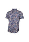 EXHAUST Floral Printing Short Sleeve Shirt [Slim Fit] 1328