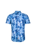 EXHAUST Tie Dye Design Short Sleeve Shirt [Slim Fit] 1332