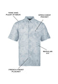 IDEXER Floral Printing Short Sleeve Shirt [Regular Fit] ID0038
