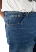 EXHAUST CLASSIC Stretchable Denim Jeans Long Pants [310 Regular Fit-Plus Size] 1145