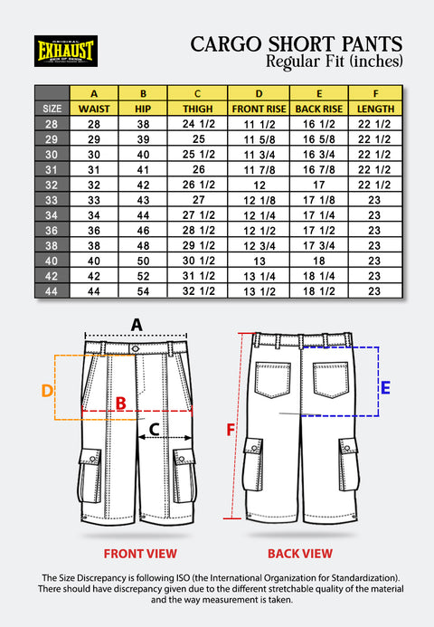 EXHAUST Cargo Short Pants [Regular Fit] 1345