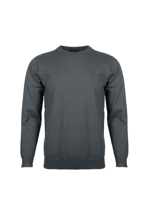 EXHAUST Plain Colour Long Sleeve Sweater [Slim Fit] 1340