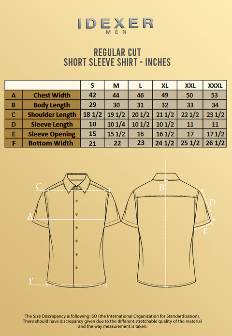 IDEXER Short Sleeve Shirt [Regular Fit] ID0068