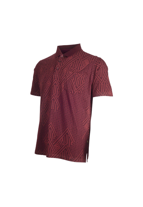 IDEXER Abstract Pattern Polo T-Shirt [Regular Fit] ID0049