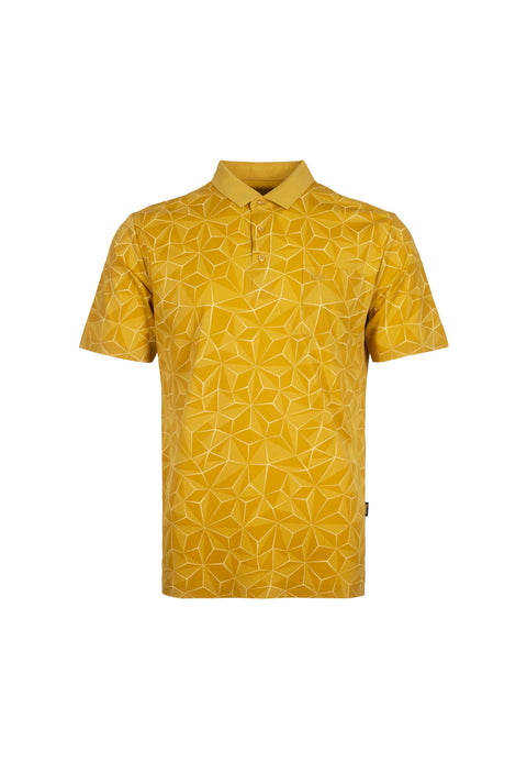 IDEXER Geometric Upholstery Pattern Polo T-Shirt [Regular Fit] ID0055
